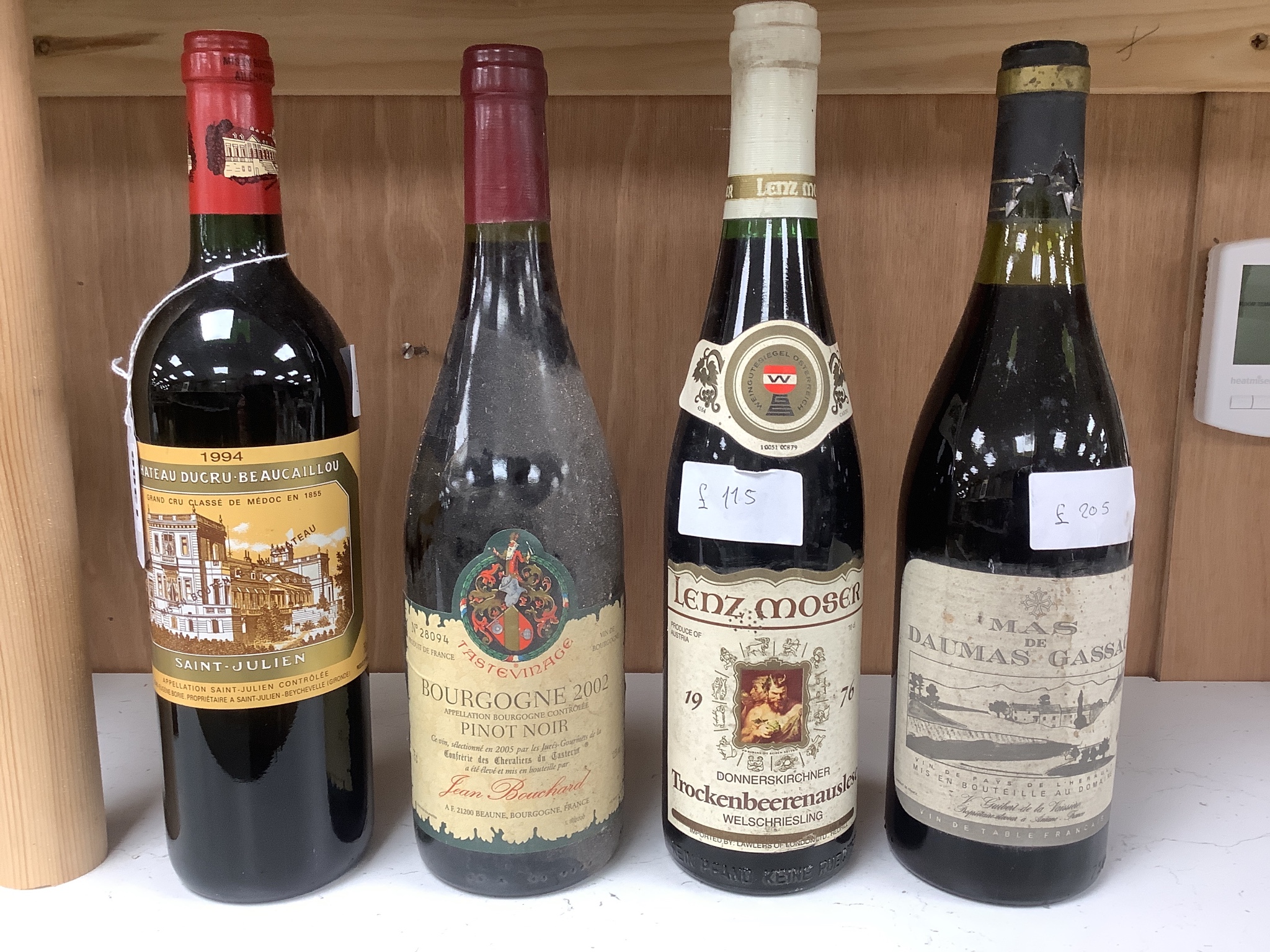 Ten bottles of mixed wines including a bottle of Mas Daumas de Gassac
